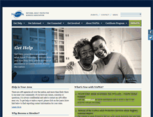 Tablet Screenshot of napsa-now.org